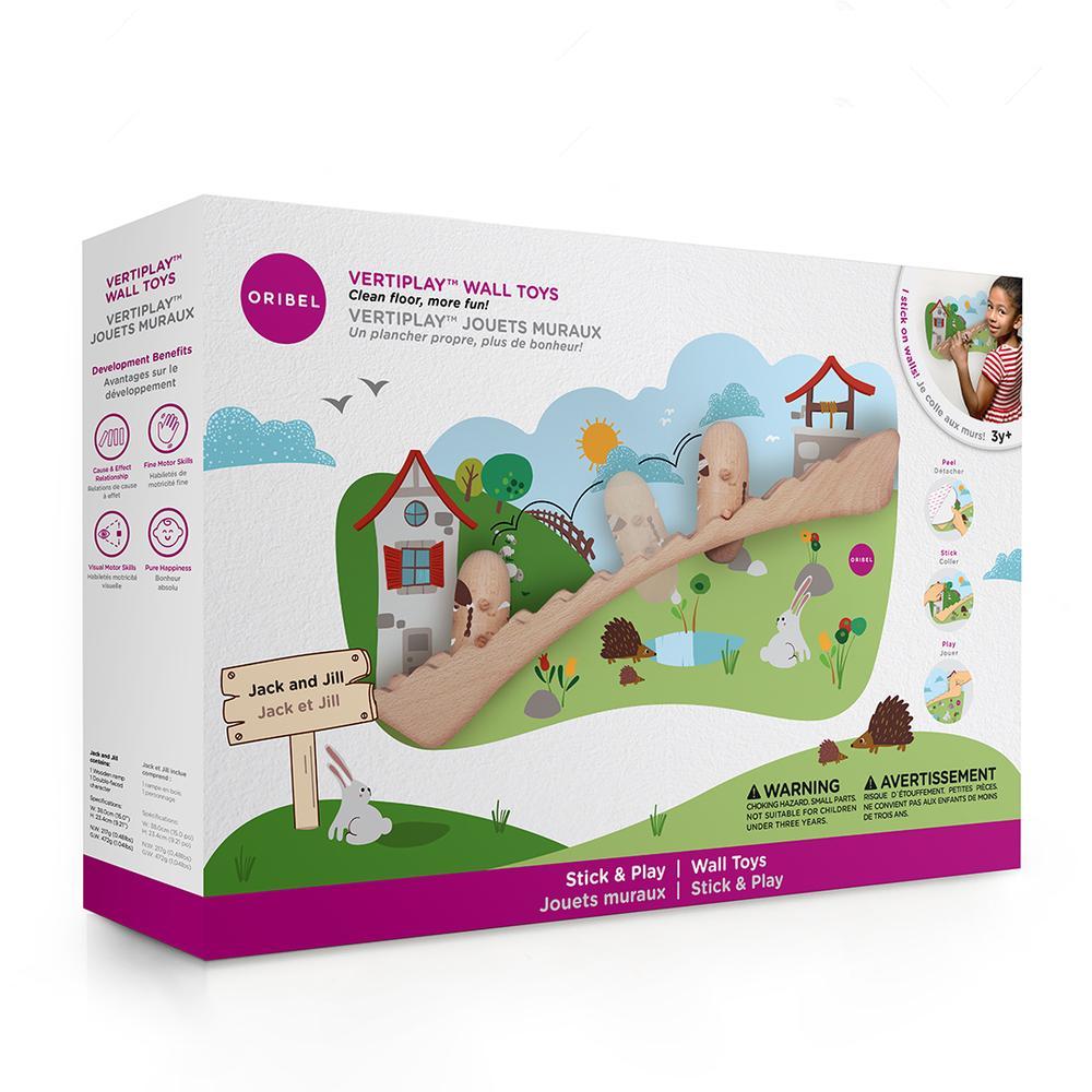 Oribel VertiPlay Wall Toy: Jack and Jill | Little Baby.