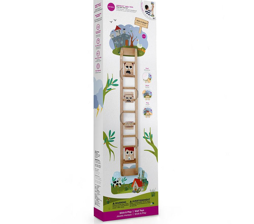 Oribel VertiPlay Wall Toy: Jack Vs Giant | Little Baby.