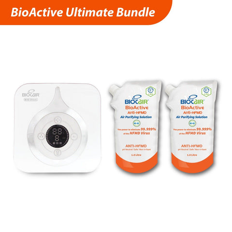 BioCair BioActive Anti-HFMD Bundle: Air & Surface Protection | Little Baby.