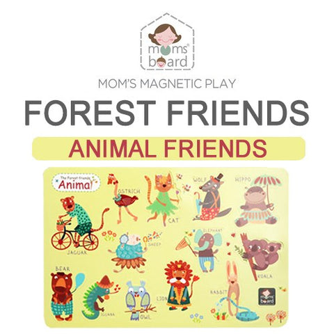 Momsboard Magnetic Animal Friends – Forest (Opp) | Little Baby.