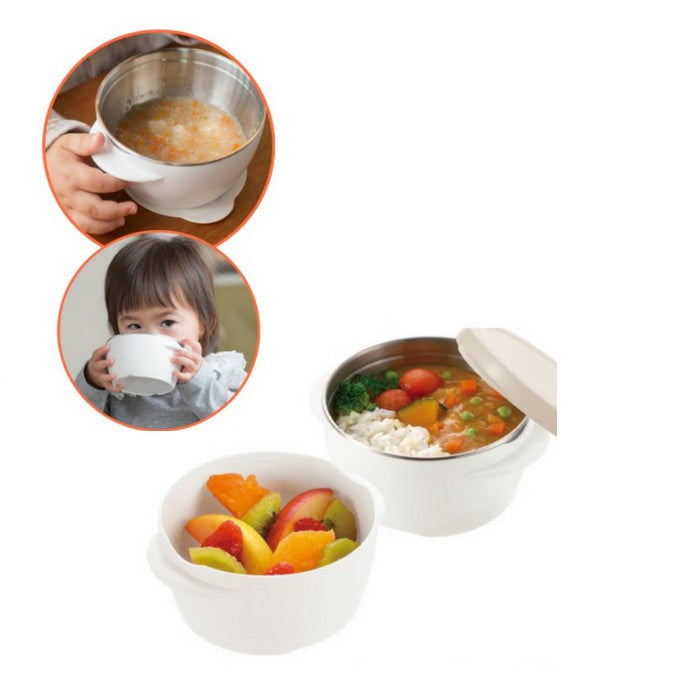 Richell T.L.I Stainless Steel Bowl M/L-4