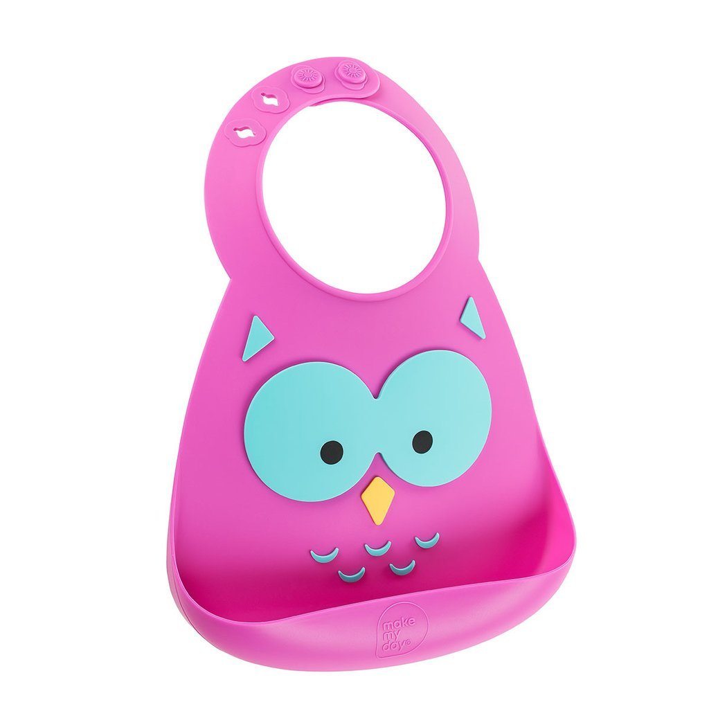 Make My Day Bib - Owl | Little Baby.