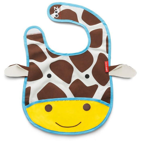 Skip Hop Zoo Tuck-Away Bib - Giraffe | Little Baby.