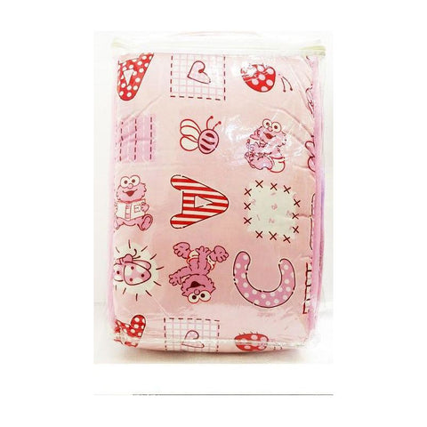 Sesame Bumper Pad - ABC Pink | Little Baby.