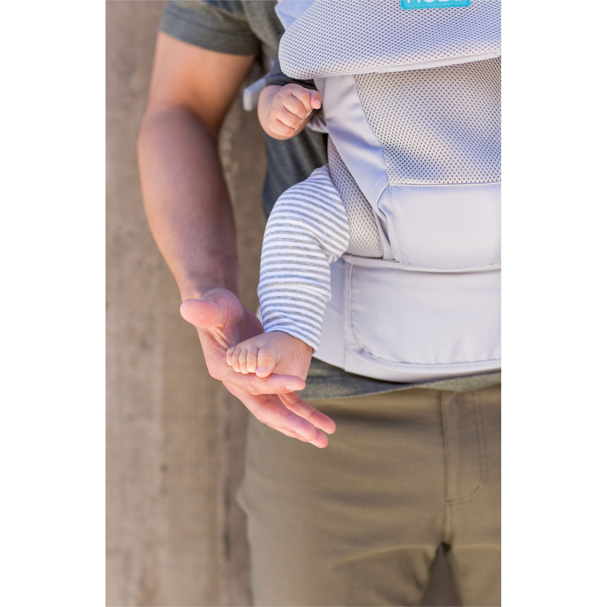 MOBY Move 4 Position Carrier - Glacier Grey | Little Baby.