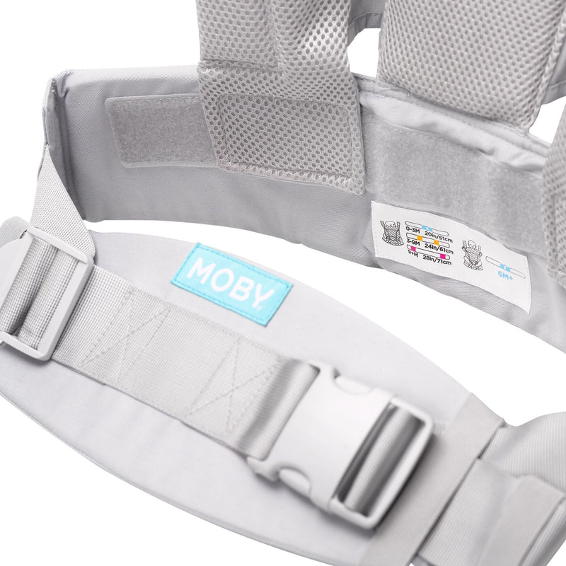 MOBY Move 4 Position Carrier - Glacier Grey | Little Baby.