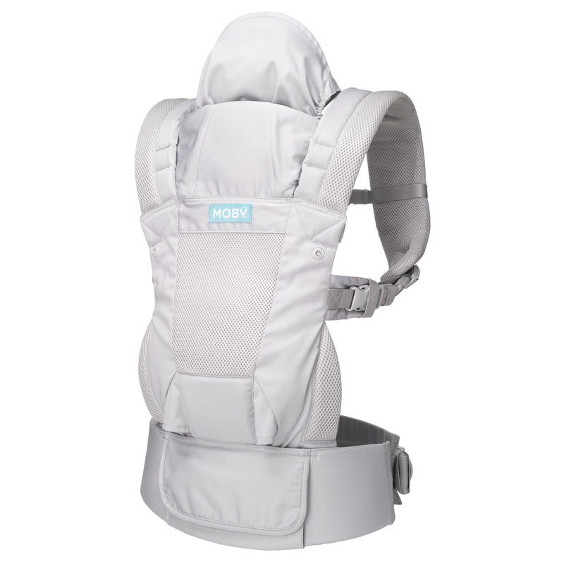 MOBY Move 4 Position Carrier - Glacier Grey | Little Baby.