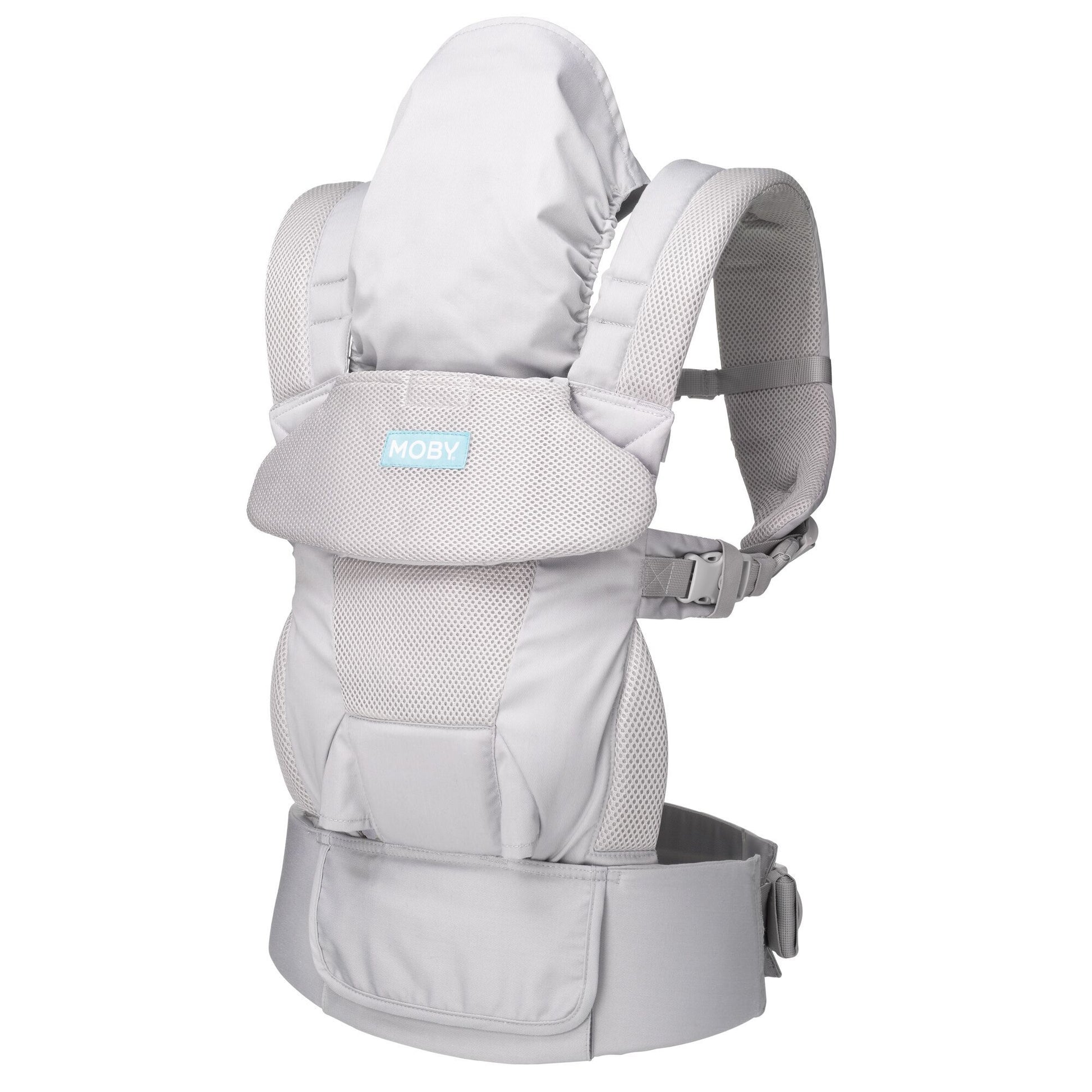 MOBY Move 4 Position Carrier - Glacier Grey | Little Baby.