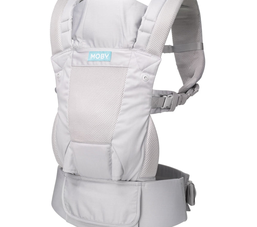 MOBY Move 4 Position Carrier - Glacier Grey | Little Baby.