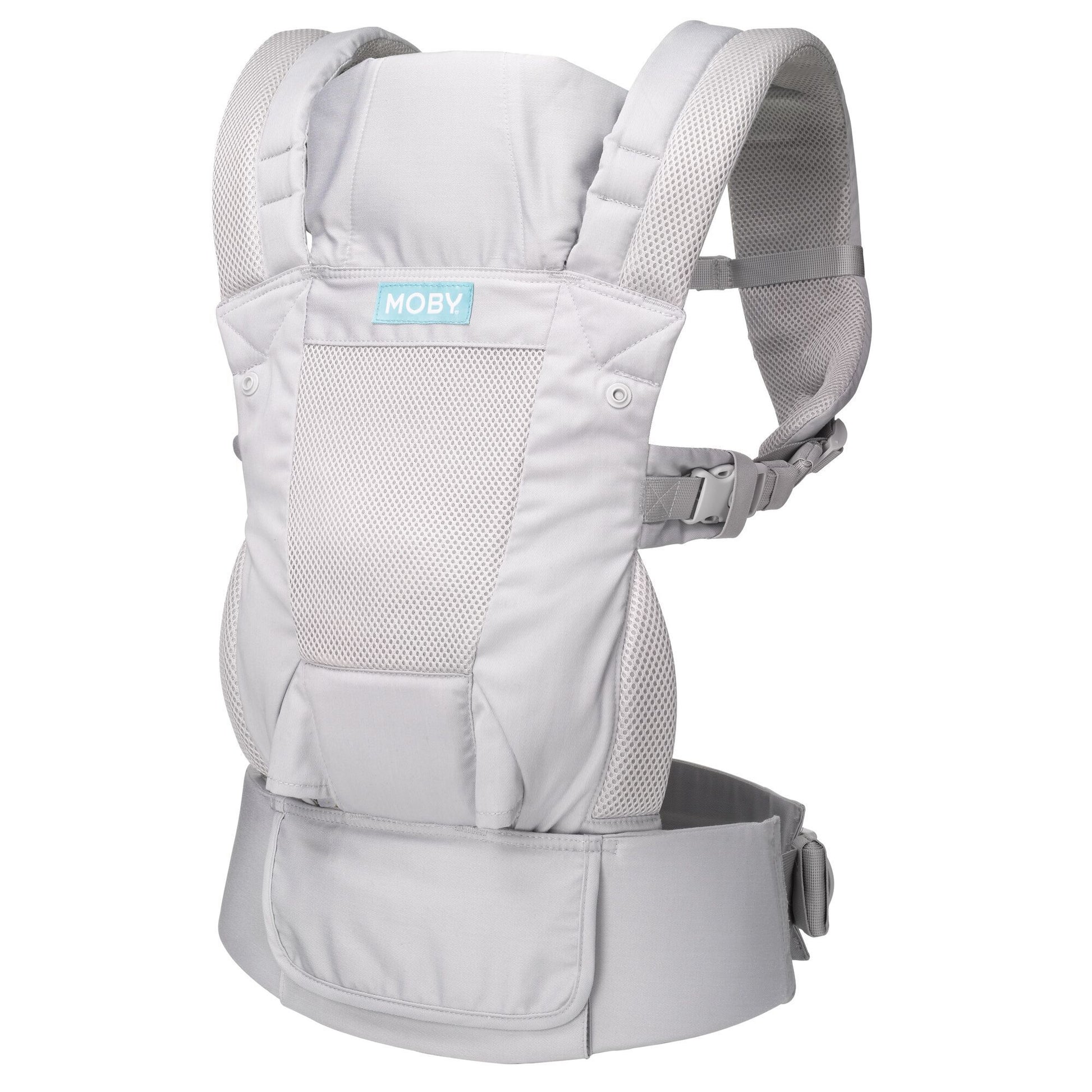 MOBY Move 4 Position Carrier - Glacier Grey | Little Baby.