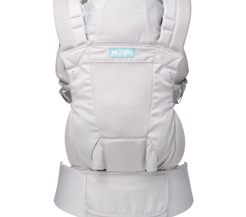 MOBY Move 4 Position Carrier - Glacier Grey | Little Baby.