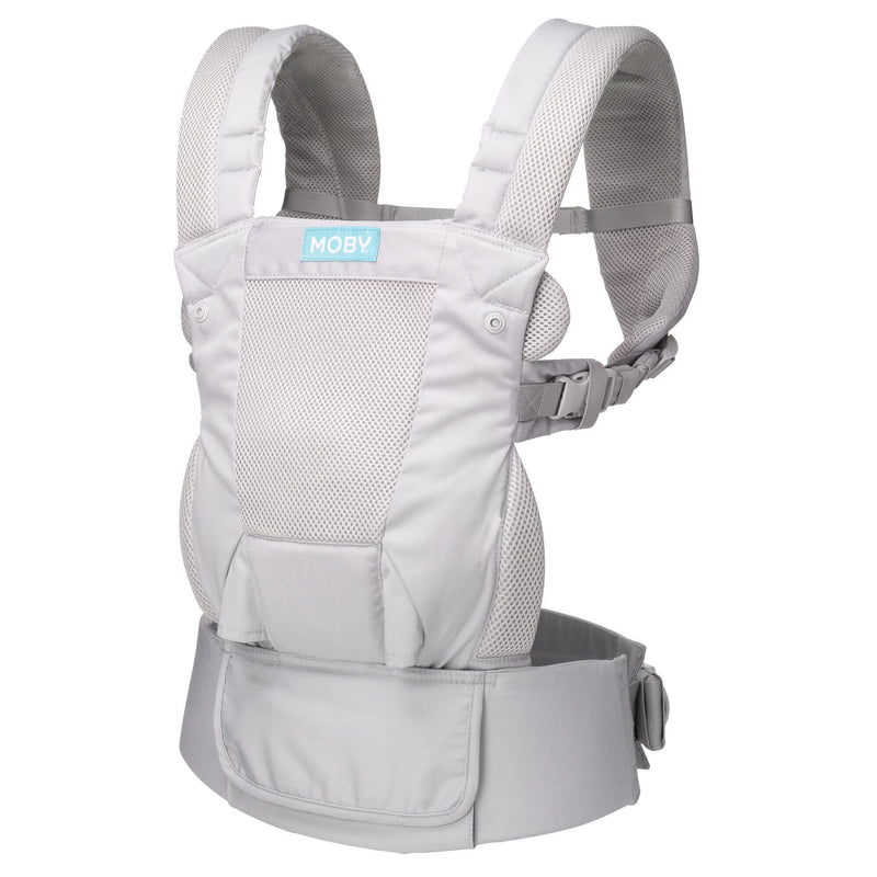 MOBY Move 4 Position Carrier - Glacier Grey | Little Baby.