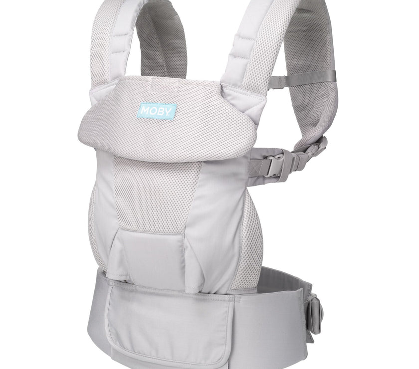 MOBY Move 4 Position Carrier - Glacier Grey | Little Baby.