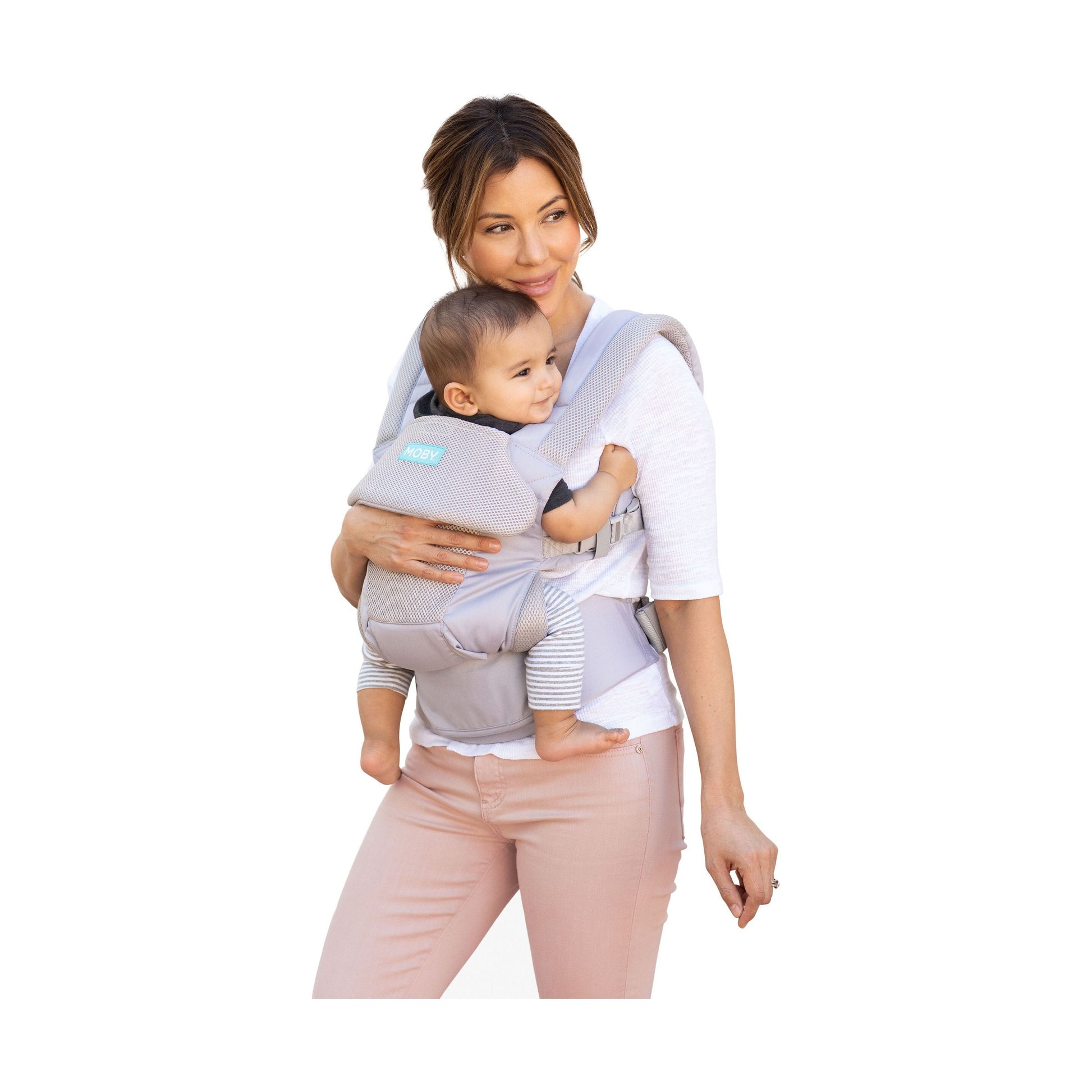 MOBY Move 4 Position Carrier - Glacier Grey | Little Baby.