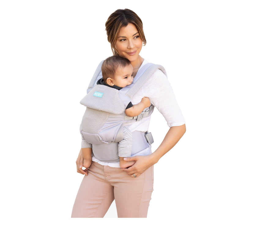 MOBY Move 4 Position Carrier - Glacier Grey | Little Baby.