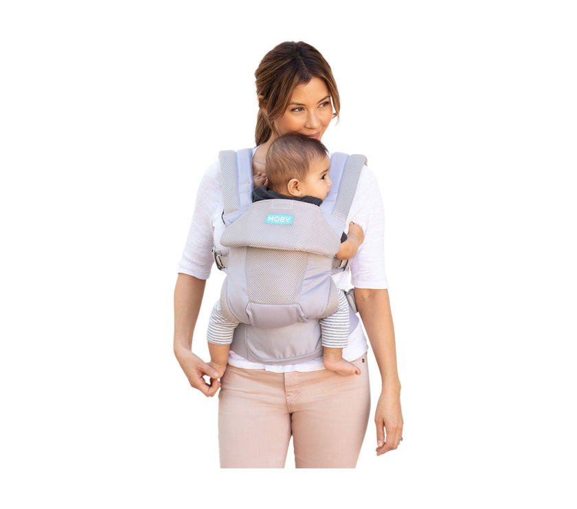 MOBY Move 4 Position Carrier - Glacier Grey | Little Baby.