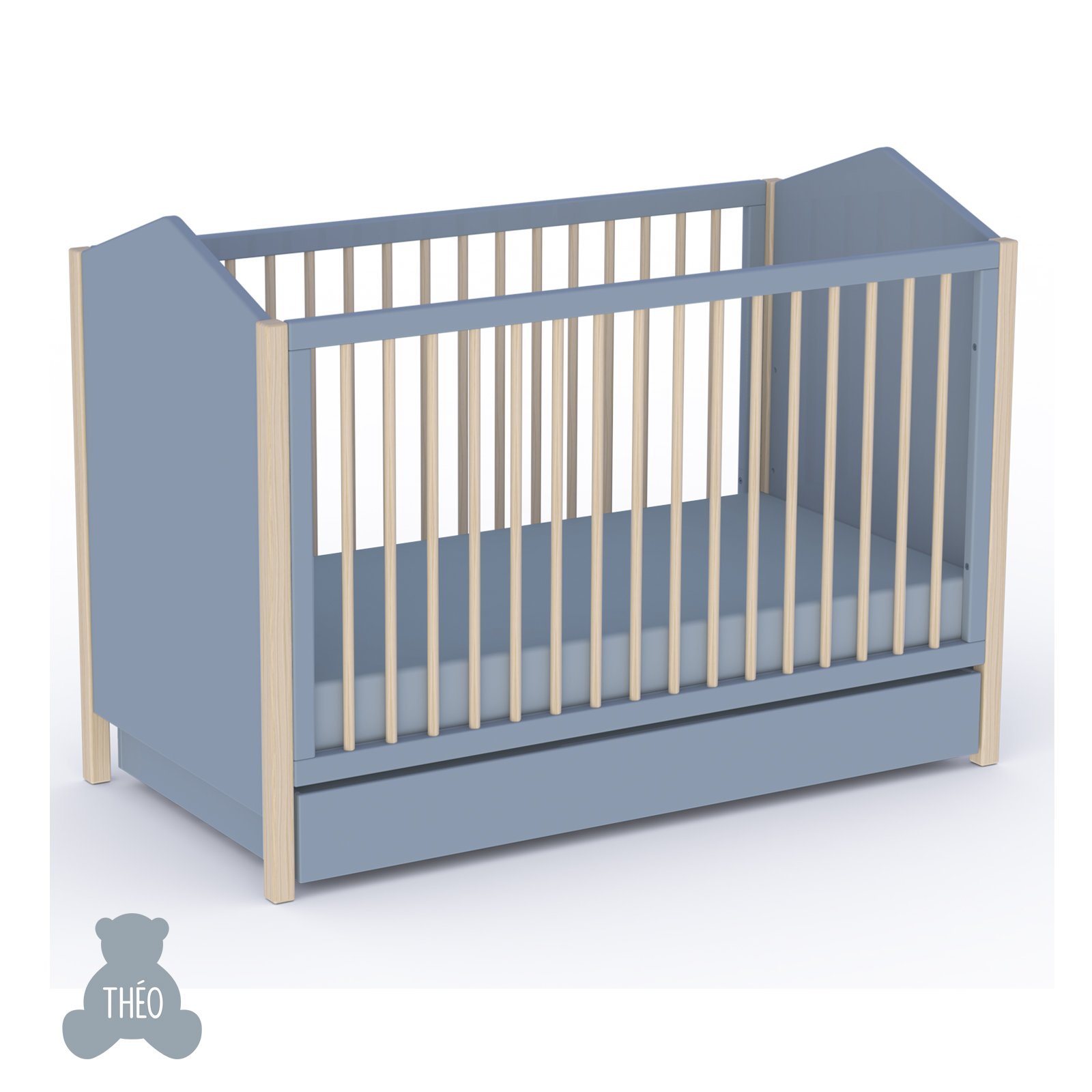 THEO Multi-Evolutive Bed – Ninon Nuit | Little Baby.