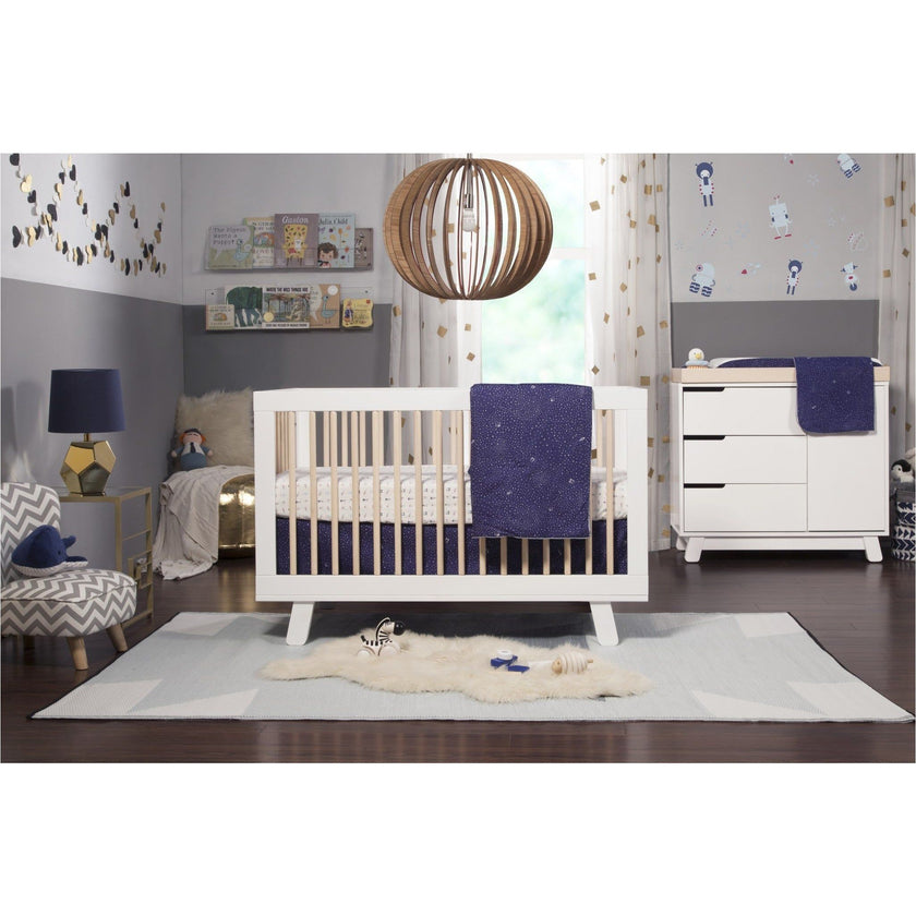 Babyletto Hudson 3 in 1 Convertible Crib with Toddler Bed Conversion K