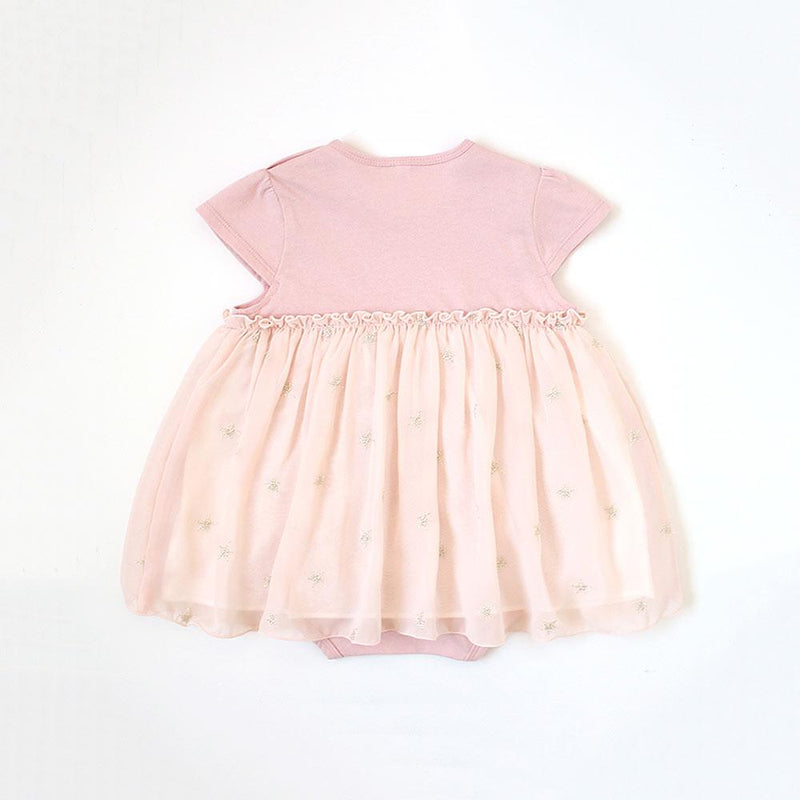 10mois (Dimowa) Star Chiffon Layered Body Pink | Little Baby.