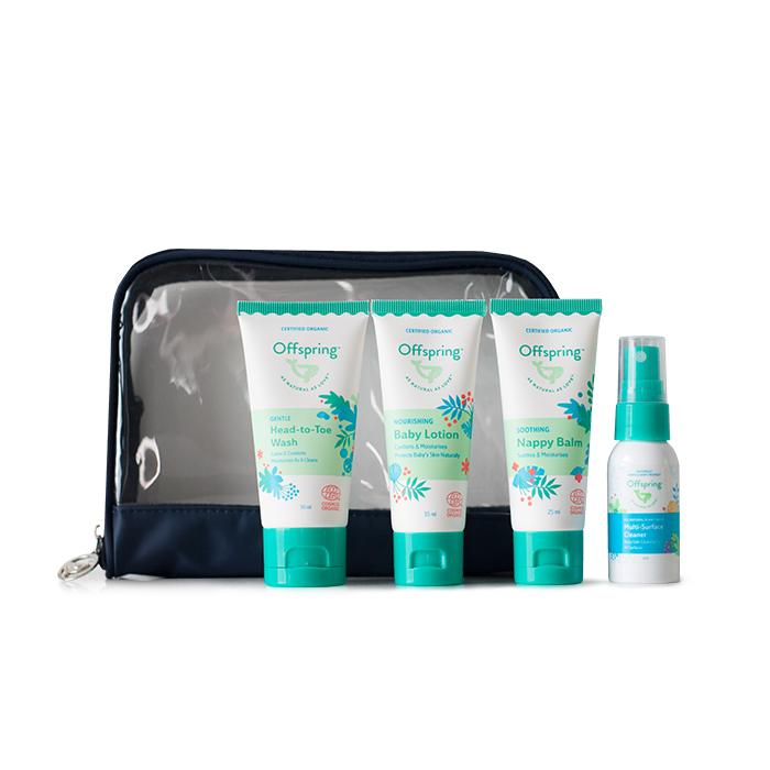 Offspring Travel Essentials Set - Multi-Surface Cleaner | Little Baby.