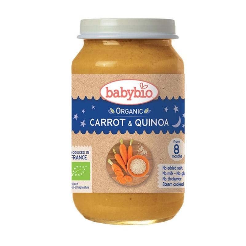 Babybio Organic Carrot & Quinoa (8 mos.), 200 g | Little Baby.