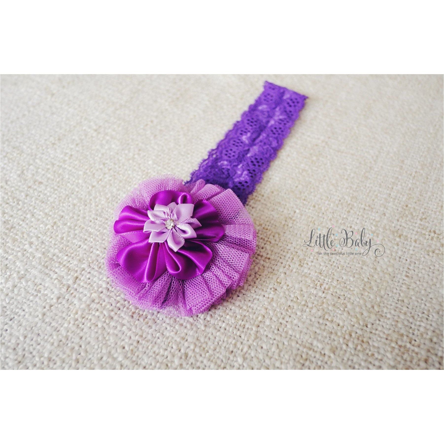 Little Em's Headband A1 - Purple | Little Baby.