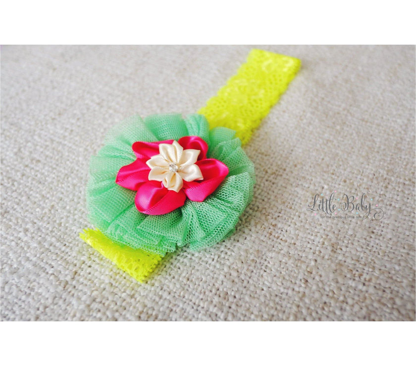 Little Em's Headband A1 - Yellow | Little Baby.