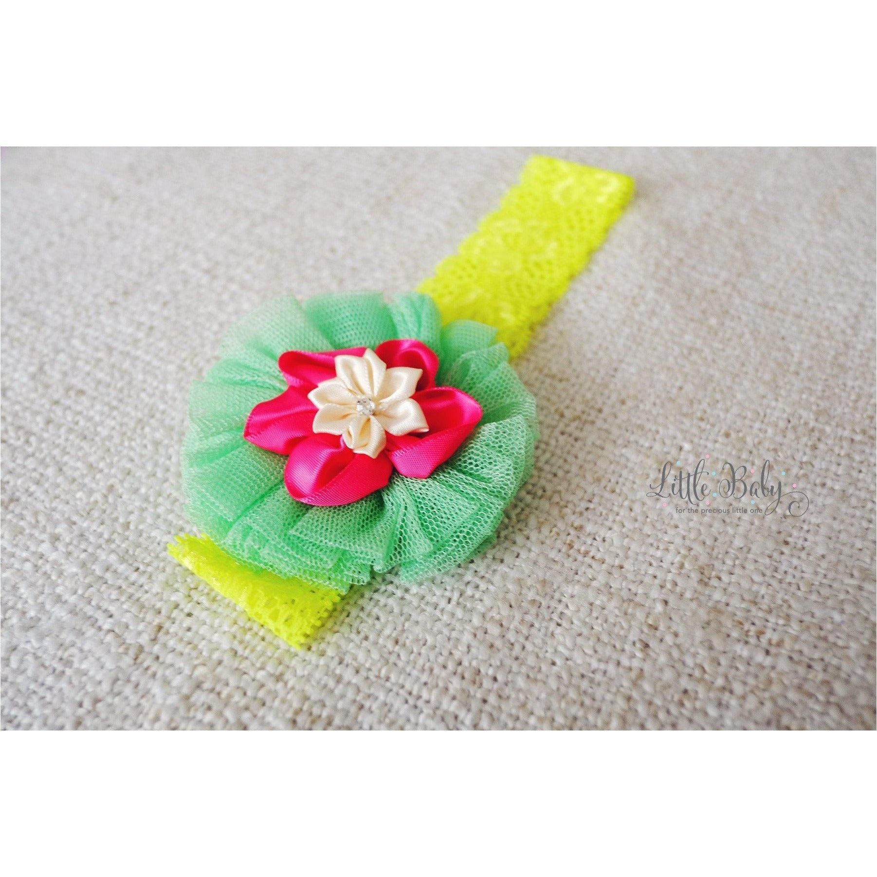 Little Em's Headband A1 - Yellow | Little Baby.