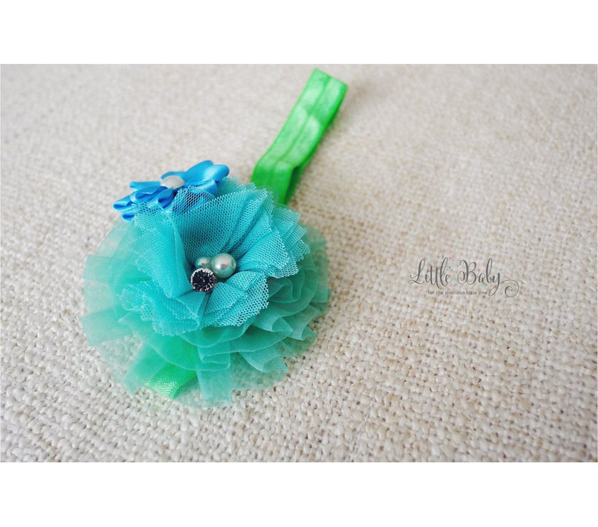Little Em's Headband A2 - Green | Little Baby.