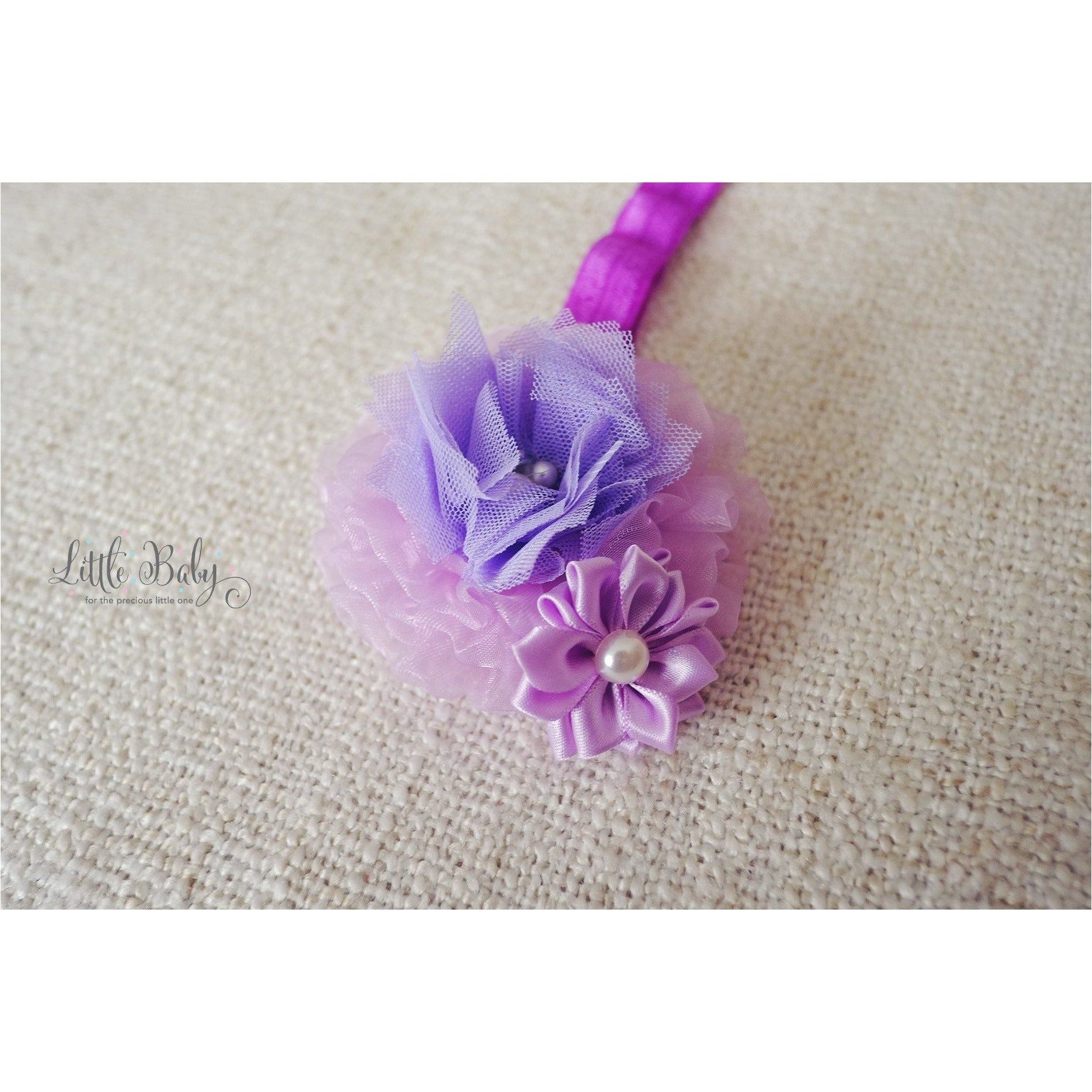 Little Em's Headband A2 - Purple | Little Baby.