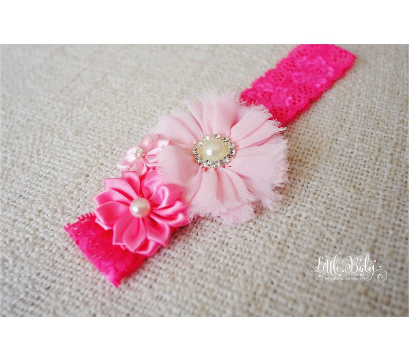 Little Em's Headband A4 - Dark Pink | Little Baby.