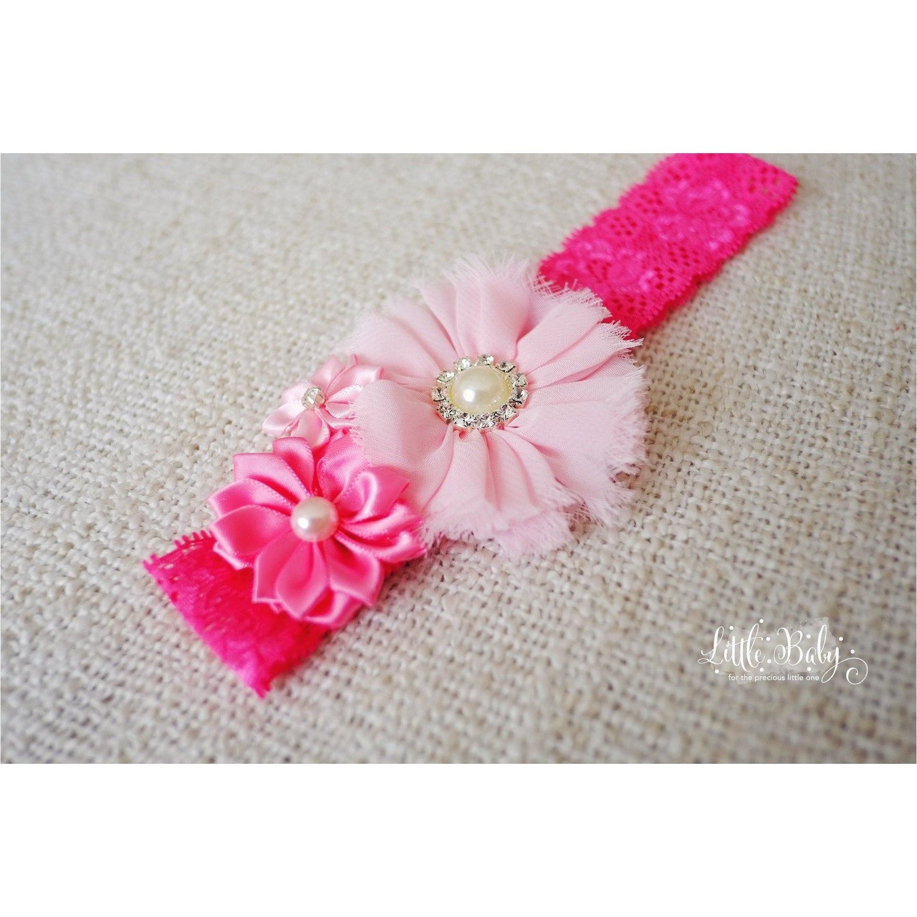 Little Em's Headband A4 - Dark Pink | Little Baby.