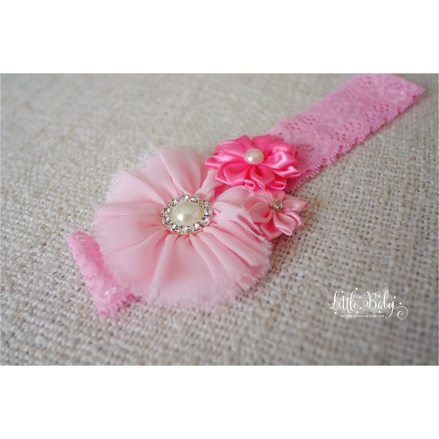 Little Em's Headband A4 - Light Pink | Little Baby.