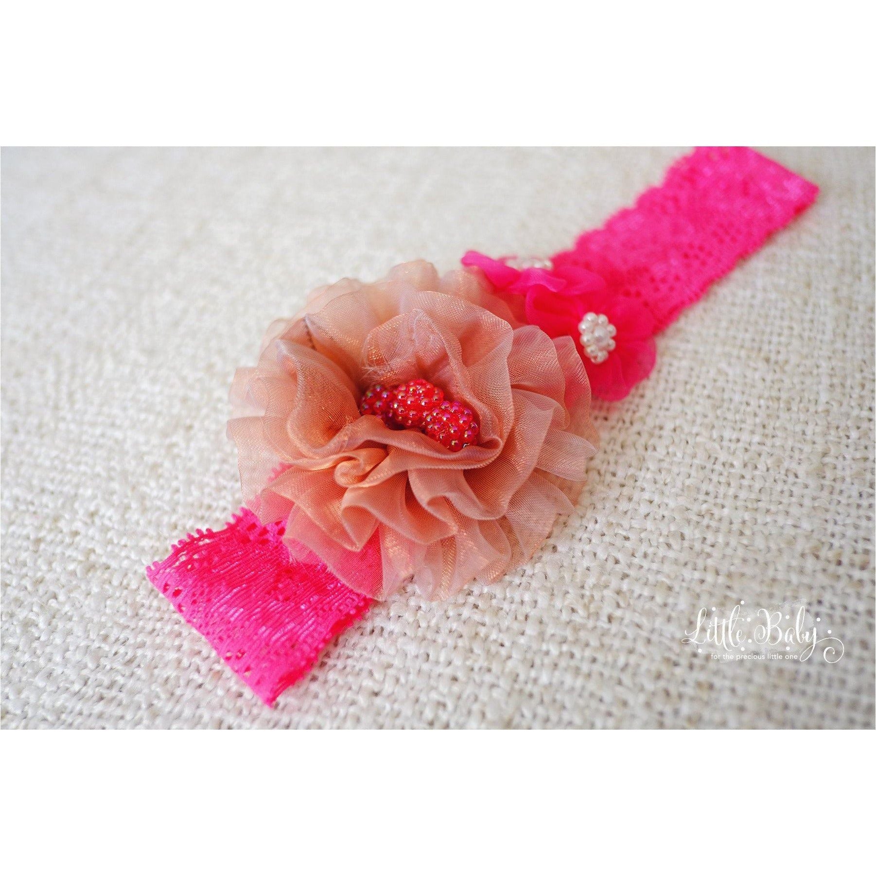 Little Em's Headband A61 Pink | Little Baby.