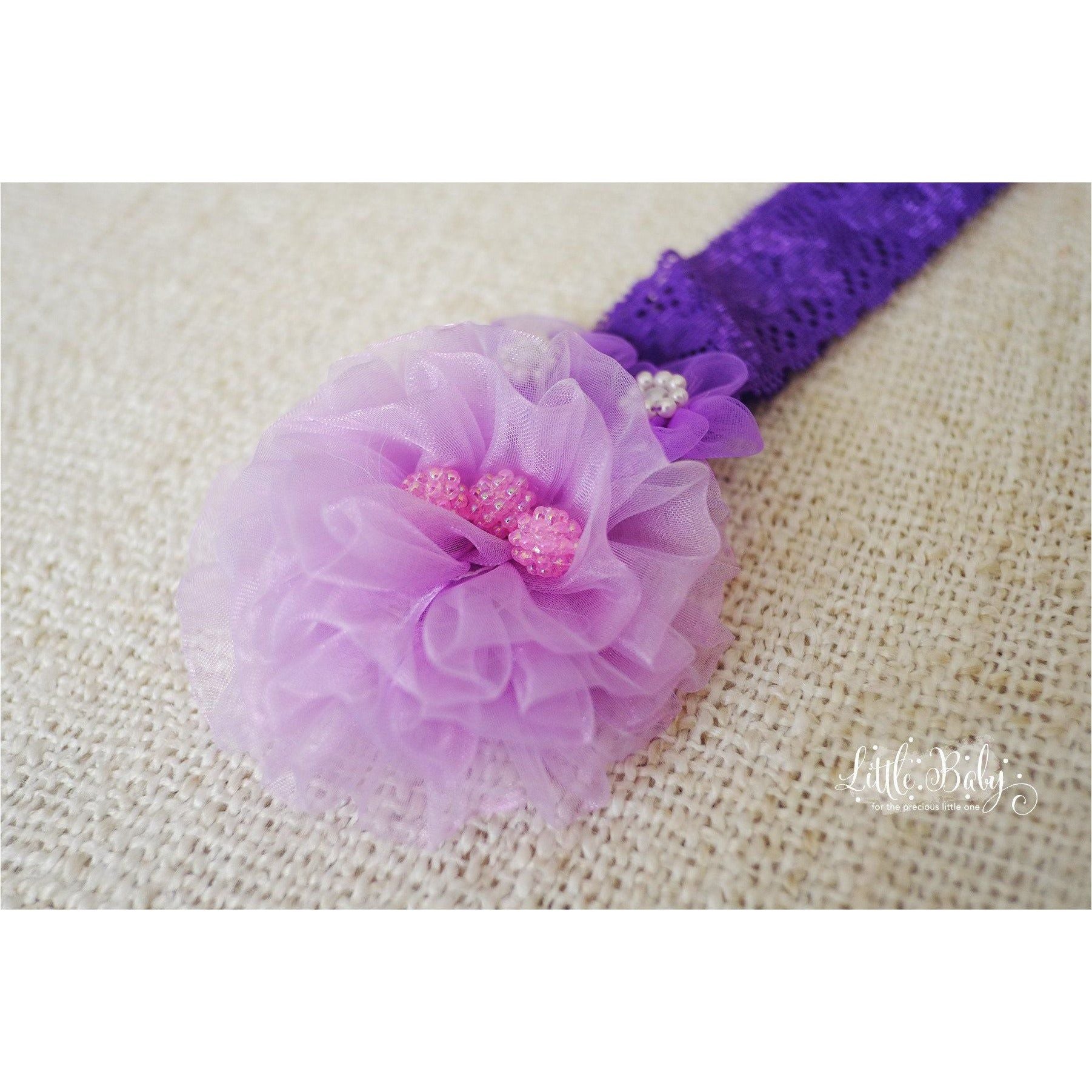 Little Em's Headband A61 Purple | Little Baby.