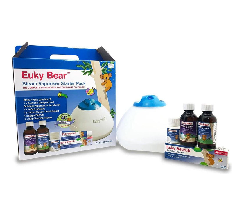 Euky Bear Steam Vaporiser Starter Kit  (With 3-pin SG plug) | Little Baby.