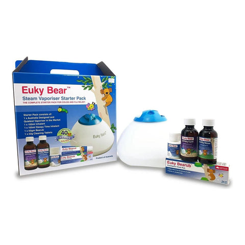 Euky Bear Steam Vaporiser Starter Kit  (With 3-pin SG plug) | Little Baby.