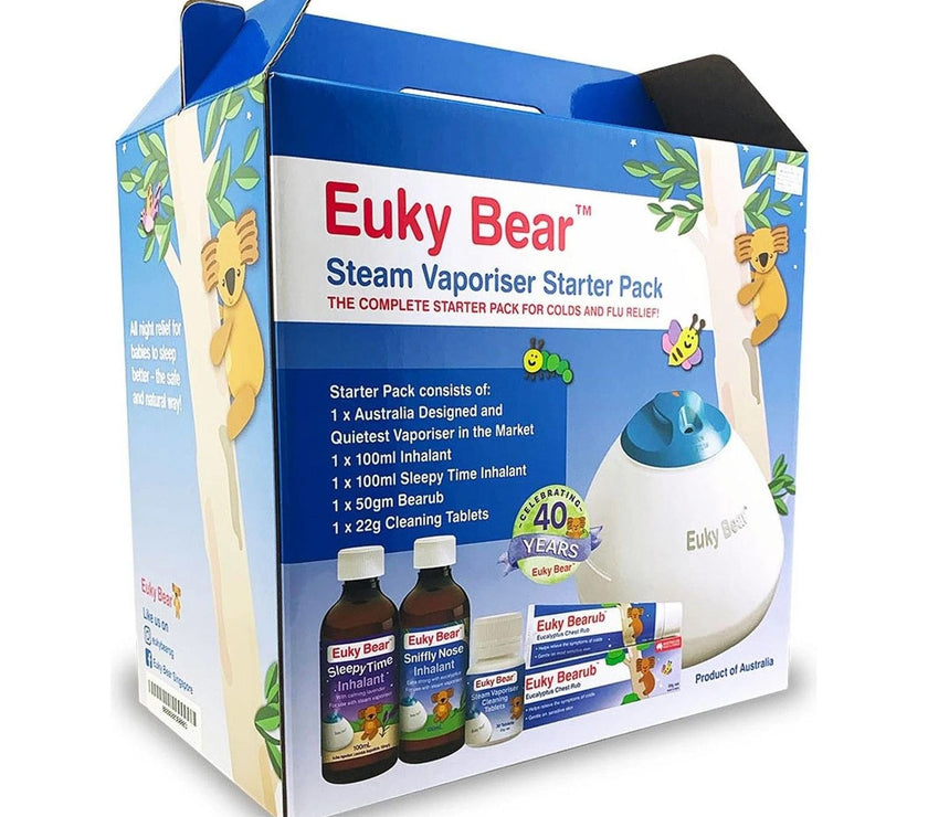 Euky Bear Steam Vaporiser Starter Kit  (With 3-pin SG plug) | Little Baby.