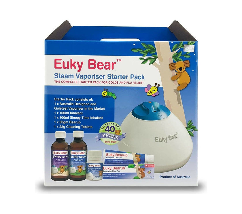 Euky Bear Steam Vaporiser Starter Kit  (With 3-pin SG plug) | Little Baby.