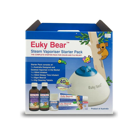 Euky Bear Steam Vaporiser Starter Kit  (With 3-pin SG plug) | Little Baby.