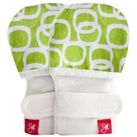 Guavamitts Baby Mittens - Bubbles Lime Mitts | Little Baby.