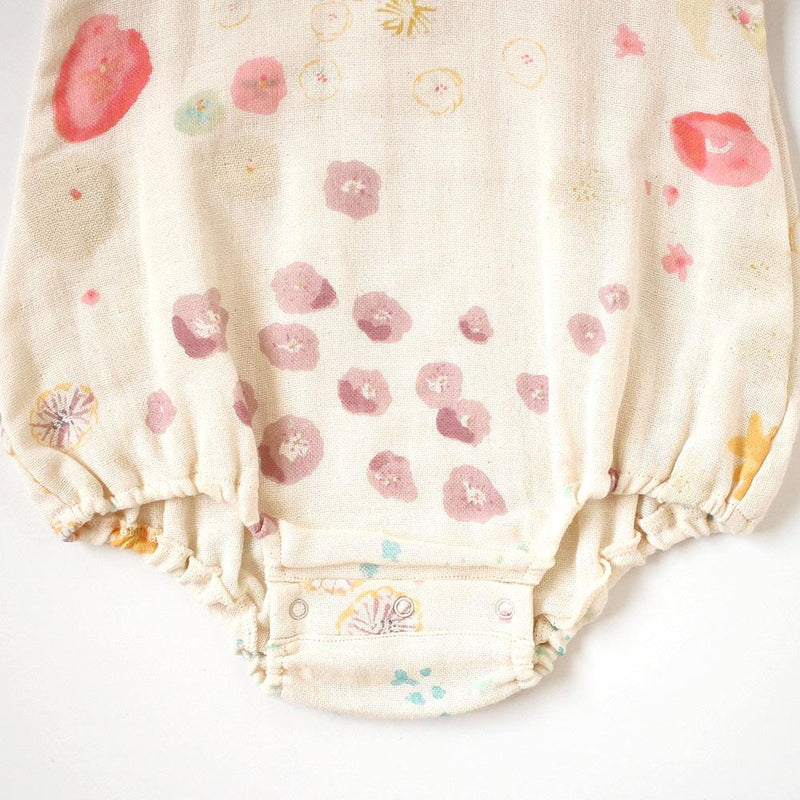 NAOMI ITO Waka Gauze Sleeveless Rompers Amezaik | Little Baby.