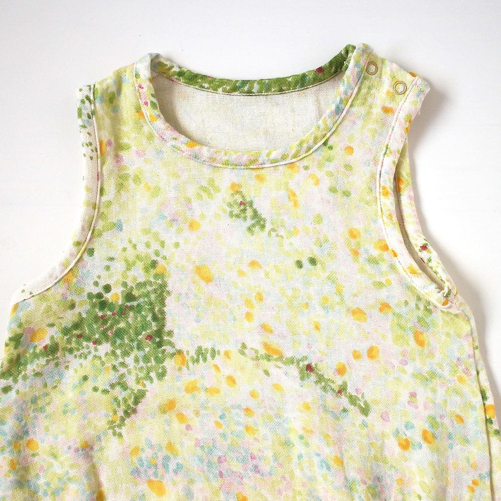NAOMI ITO Waka Gauze Sleeveless Rompers Ibuki | Little Baby.