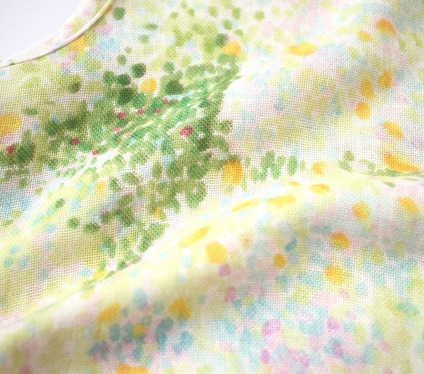 NAOMI ITO Waka Gauze Sleeveless Rompers Ibuki | Little Baby.