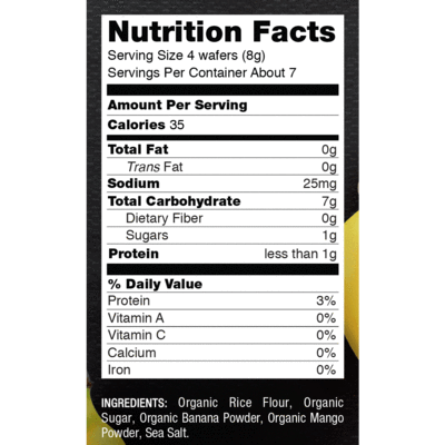 Nosh Baby Munchables - Banana & Mango, 13 x 4g. | Little Baby.