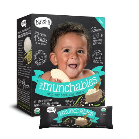 Nosh Baby Munchables - Simply Rice, 13 x 4g. | Little Baby.
