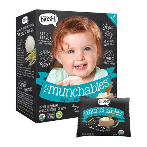 Nosh Tot Munchables - Simply Rice, 12 x 5g. | Little Baby.