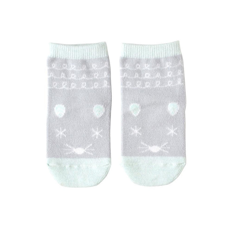 Hoppetta Animal Socks 9 to 11 cm - Blue | Little Baby.