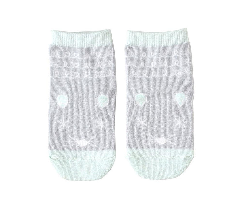 Hoppetta Animal Socks 9 to 11 cm - Blue | Little Baby.