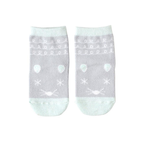 Hoppetta Animal Socks 9 to 11 cm - Blue | Little Baby.